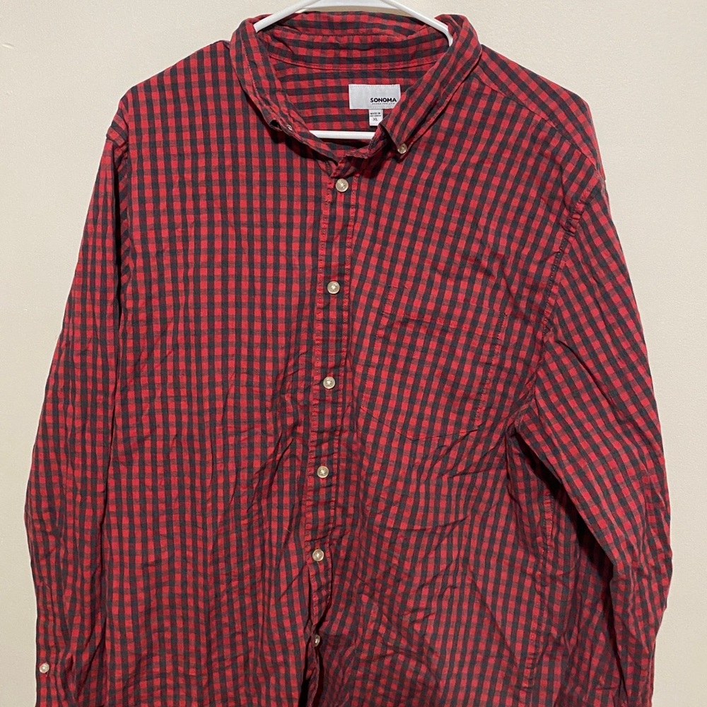 Men’s plaid long sleeve NWOT